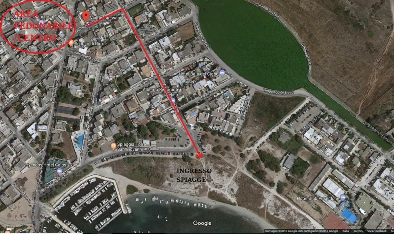Dimora Ausentum B&B Torre San Giovanni Ugento Eksteriør billede